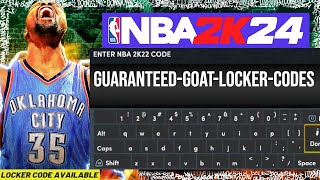 MULTIPLE GUARANTEED GOAT LOCKER CODES ACTIVE IN NBA 2K24 MYTEAM NBA 2K24 LOCKER CODES [upl. by Peyton245]