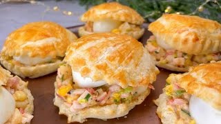 Coquilles Feuilletées  Dîner de Fêtes Rapide  Recette Délicieuse [upl. by Selemas]