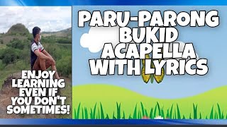 PARUPARONG BUKID ACAPELLA WITH LYRICS I PRECKLY [upl. by Samid202]