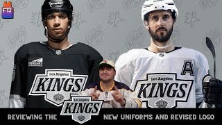 Reviewing the Los Angeles Kings New Uniforms amp Logo [upl. by Nylecaj]