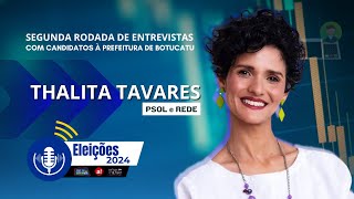 Segunda rodada de entrevistas com candidatos à prefeitura de Botucatu  Thalita Tavares  27092024 [upl. by Jalbert]