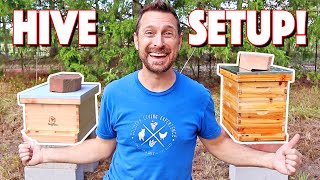 Bee Hive DIY Our Very First Hive Setup And Build [upl. by James76]