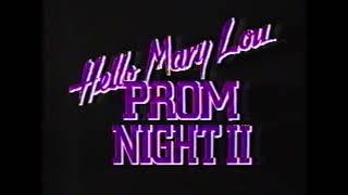 Hello Mary Lou Prom Night II TV Promo 1987 [upl. by Nnayhs]