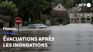 Inondations la SeineetMarne et lEureetLoir toujours en vigilance rouge  AFP [upl. by Tristan]