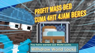 GROWTOPIA PROFIT MASS BED CUMA 4HIT 4JAM BERES [upl. by Norword760]