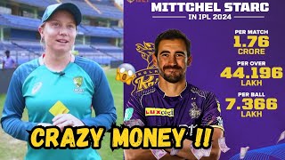 Alyssa Healy reveals shock after husband Mitchell Starc crazy IPL deal with KKR [upl. by Llohcin566]