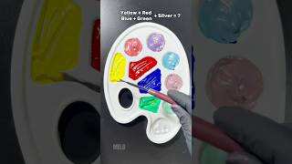 Surprising Color Recipes  Silver  Yellow  Red  Blue amp Green art satisfying asmrvideo colors [upl. by Burgener916]