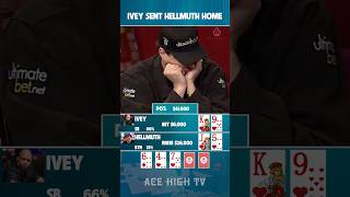 Phil Hellmuth Blows Up against Phil Ivey 😂 poker highstakespoker [upl. by Kyd]