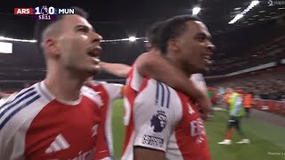 Jurrien Timber Goal Arsenal vs Manchester United 10 Goals and Extended Highlights [upl. by Emmott894]