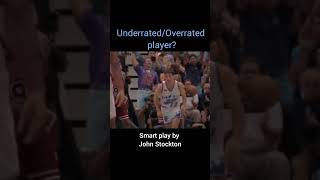 John Stockton smart play Underrated or overrated player [upl. by Arataj]