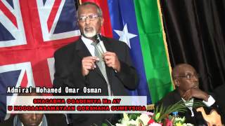 Ogaden  ONLF Shiir London  Admiral Mohamed Omar Osman Speaks [upl. by Sension]