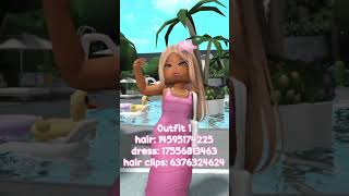 BLOXBURG OUTFIT CODES roblox bloxburgroleplay roleplay bloxburg gaming shorts outfitcodes [upl. by Netsud]