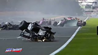 Anthoine Hubert Fatal Crash 2019 F2 Belgium Race 1 [upl. by Solly327]