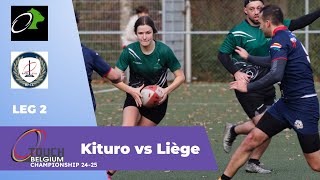 Kituro vs Liège  Belgian Championship 2425  Leg 2 [upl. by Dis]