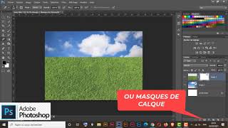 MASQUES DE CALQUE SUR PHOTOSHOP [upl. by Llemhar290]