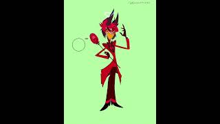 Alastor as a Seraphim Angel hazbinhotel alastor hazbinhotelalastor fyp drawing [upl. by Doyle579]