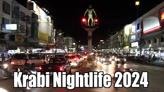 Krabi Nightlife Krabi Town Thailand by Night Night Markets Restaurants Street Food and More [upl. by Tri]