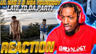 Lil Nas X amp NBA YoungBoy  Late To Da Party REACTION [upl. by Gardal]