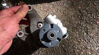 BMW 335i Powersteering Pump Replacement [upl. by Knute]