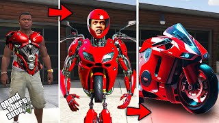 Franklin All Task Completed And Become Super Fastest Bike in GTA 5  Techerz [upl. by Viridis]