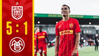 Future Cup Highlights  FC Nordsjælland 5  1 Aalborg BK [upl. by Niarbo15]