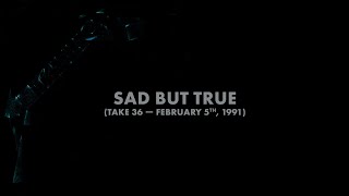 Metallica Sad But True Take 36  February 5th 1991 Audio Preview [upl. by Attelocin809]