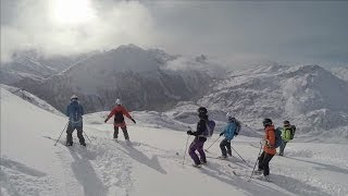 Schneebericht St Anton am Arlberg Österreich  Schneelage am 2912014 [upl. by Neyuh]