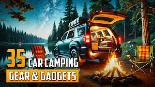 35 Amazing Car Camping Gadgets and Accessories [upl. by Lenaj]