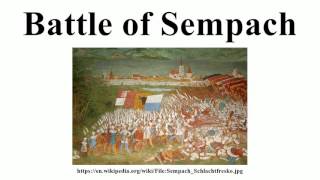 Battle of Sempach [upl. by Haduj]