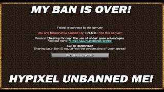 Hypixel UNBANNED me from his OWN SERVER [upl. by Bernardo]