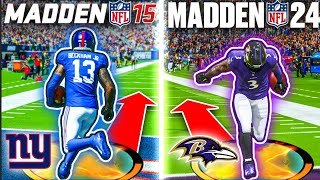 A 99 Yard Touchdown With Odell Beckham Jr On EVERY Team [upl. by Nhor]