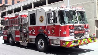 Atlanta Fire Department Engine 12 Responding 7723 [upl. by Verbenia]