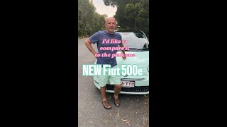 The new Fiat 500e compared to the old quotpinkquot Fiat 500 [upl. by Southard]