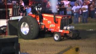 8500lb LIGHT PRO STOCK TRACTORS CONNERSVILLE IN 2012 [upl. by Aitselec221]