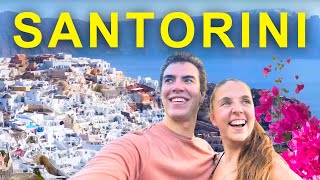 10 Things To Do in SANTORINI GREECE full tour [upl. by Felix]