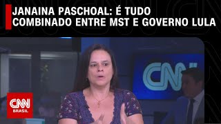 Janaina Paschoal É tudo combinado entre MST e governo Lula  CNN ARENA [upl. by Toille]