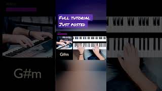 How To Play Faithfully by JOURNEY on Piano shorts [upl. by Anitsirk]