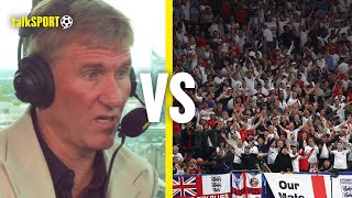 quotTHEY SOUND RIDICULOUSquot😤  Simon CALLS OUT The Fraction Of England Fans Singing quot10 GERMAN BOMBERSquot [upl. by Winzler]