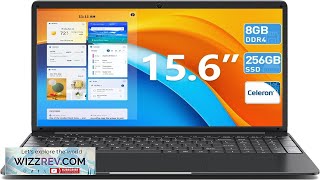 Laptops 156 Inch Laptop 8GB DDR4 256GB SSD Laptops Computer with Celeron Review [upl. by Naeruat]