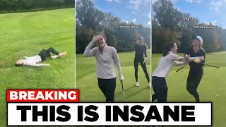 Caitlin Clark is Going VIRAL after SHOWING her Off GOLF SKILLS in New FOOTAGE with Lexie Hull [upl. by Eenej]