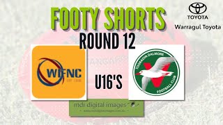 Warragul Industrials v Tooradin Dalmore U16s Footy Shorts [upl. by Doone356]