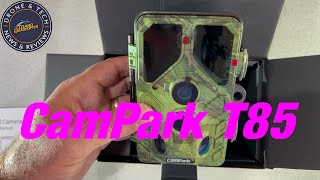 CamPark T85 Trail Cam Unboxing and Review [upl. by Aiam190]