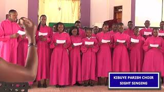 KIBUYE PARISH CHOIR SCORES 100 IN SIGHT SINGING [upl. by Juback]