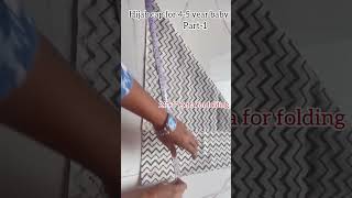 45 years Baby hijab cutting And stitchingBeginners Hijabhow to wear Scarf [upl. by Adnahc]