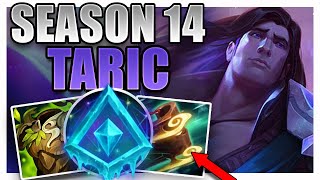 SEASON 14 TARIC SUPPORT GAMEPLAY GUIDE [upl. by Nyladnohr501]