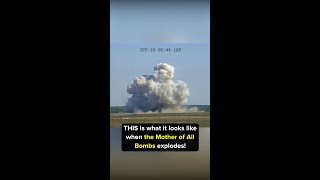 MOAB or Mother of All Bombs Test Footage [upl. by Ainolopa]