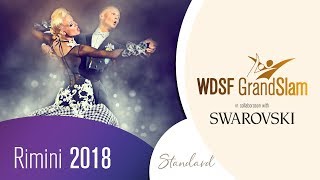 Gibilterra  Belousova ITA  2018 GrandSlam STD Rimini  R2 SF  DanceSport Total [upl. by Ahseyk822]