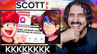 MEMES QUE TE DEIXARÃO COM MEDO  Scottonauta  Leozin REACT [upl. by Dachia320]