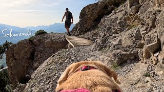 Wandern mit Hund Fürstensteig ob Triesenberg aus Sicht von Labrador Ayla [upl. by Ytima354]