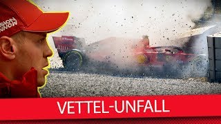 Sebastian Vettels TestUnfall Was ist passiert – Formel 1 2019 VLOG [upl. by Nivrek672]